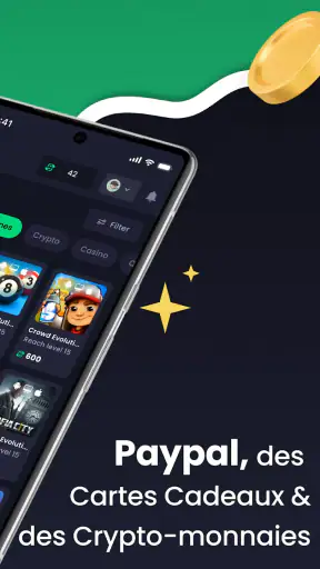 Freecash: Gagnez Cash&Cryptos screenshot