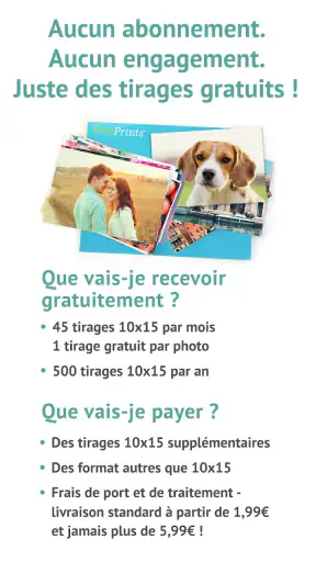 FreePrints - impression photo screenshot