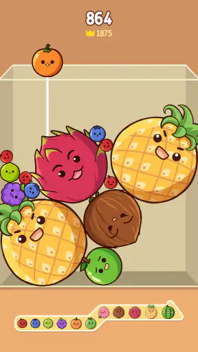 Fruit Merge: Juicy Drop Game screenshot