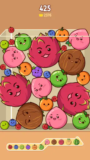 Fruit Merge: Juicy Drop Game screenshot