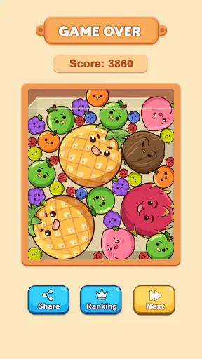 Fruit Merge: Juicy Drop Game screenshot