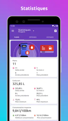 Fuelio : carburant et coûts screenshot
