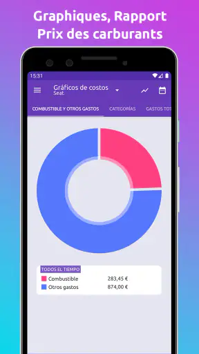 Fuelio : carburant et coûts screenshot