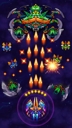 Galaxiga: Arcade Space Shooter screenshot