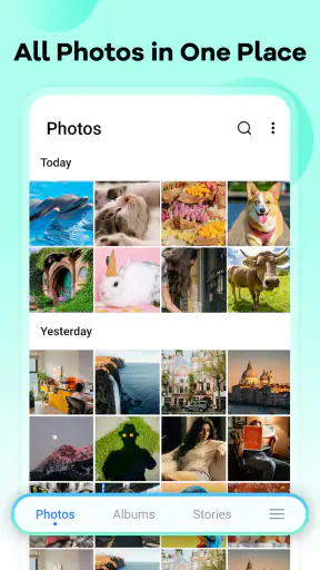 Galerie photo – Album screenshot