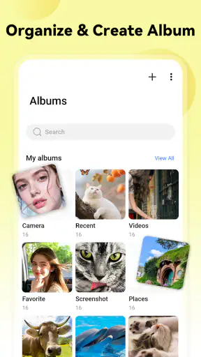 Galerie photo – Album screenshot