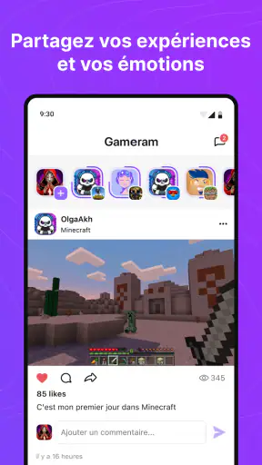 Gameram - Pour les joueurs screenshot