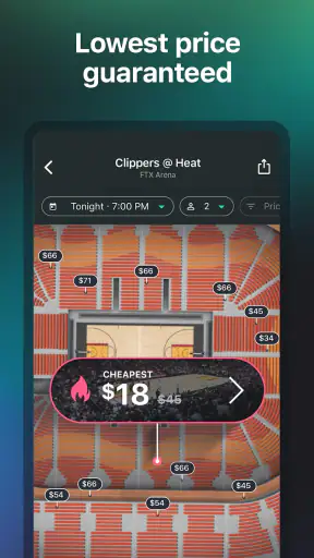 Gametime: Billets dernière s. screenshot