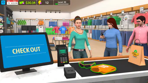 Garments Shop - Simulator Game screenshot