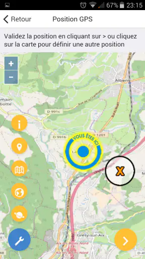 Geochasse Geoxys screenshot