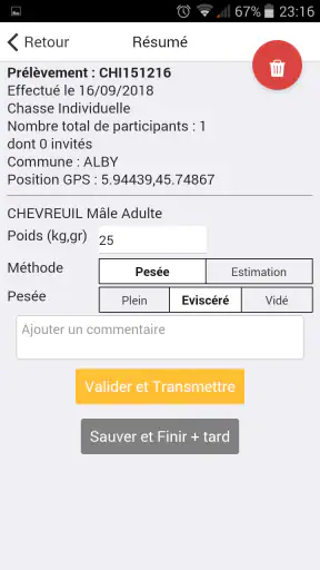 Geochasse Geoxys screenshot