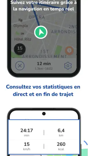 Geovelo - GPS & Stats vélo screenshot