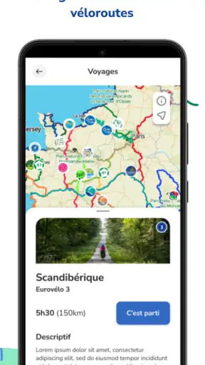 Geovelo - GPS & Stats vélo screenshot