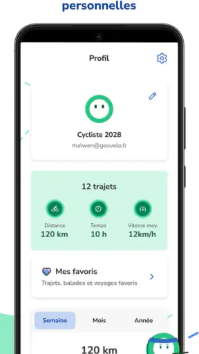 Geovelo - GPS & Stats vélo screenshot