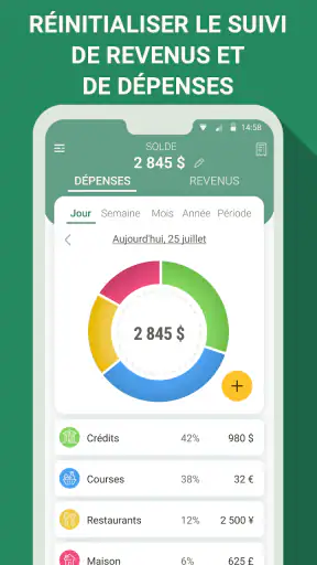 Gestion budget - dépenses screenshot