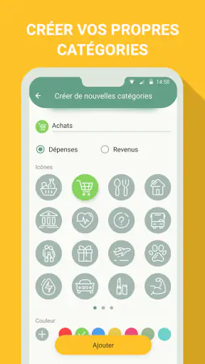 Gestion budget - dépenses screenshot