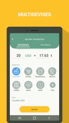 Gestion budget - dépenses screenshot