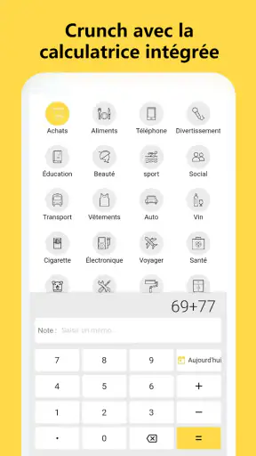 Gestion budget et dépenses screenshot