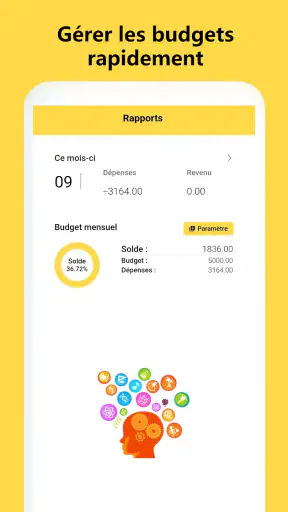 Gestion budget et dépenses screenshot