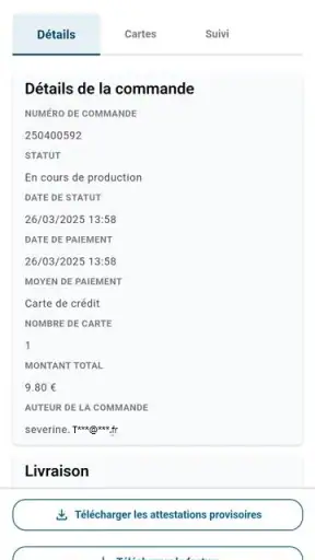Gestion Carte BTP screenshot