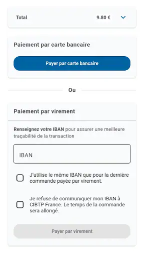 Gestion Carte BTP screenshot