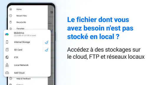 Gestionnaire File Commander screenshot