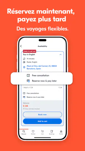 GetYourGuide : tours & billets screenshot
