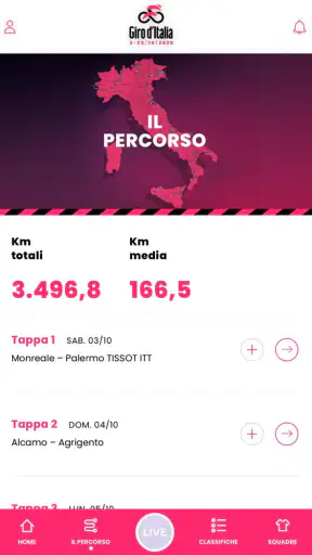 Giro d'Italia screenshot