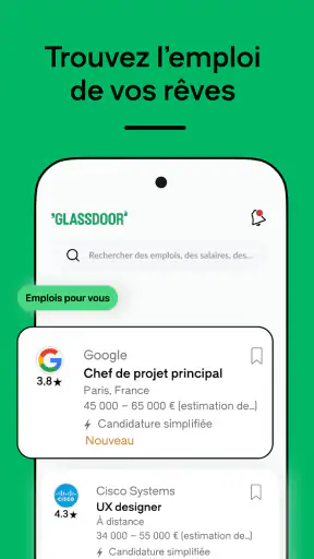 Glassdoor | Emplois & salaires screenshot