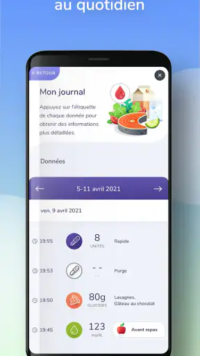 Gluci-Chek: diabète & glucides screenshot