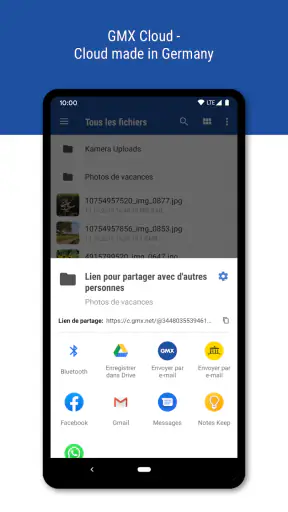 GMX - Mail & Cloud screenshot