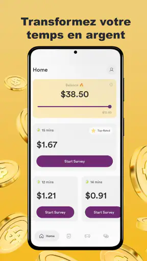 Golden Surveys - Sondages screenshot