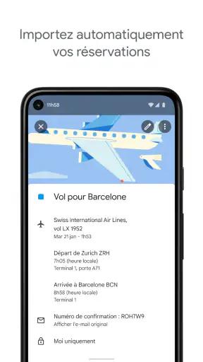 Google Agenda screenshot