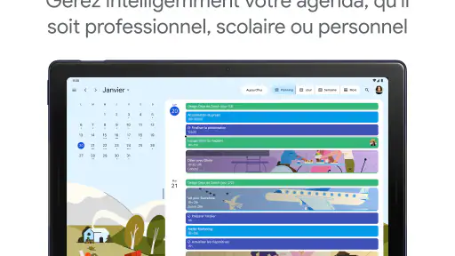 Google Agenda screenshot