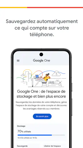 Google One screenshot