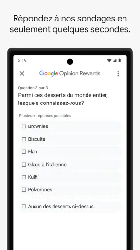 Google Opinion Rewards screenshot
