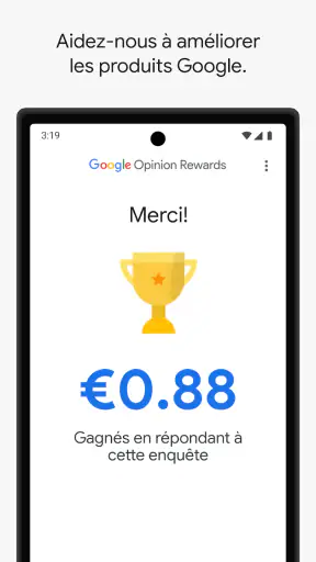 Google Opinion Rewards screenshot