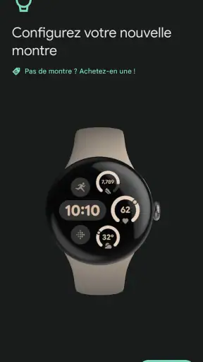 Google Pixel Watch screenshot