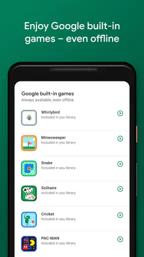 Google Play Jeux screenshot