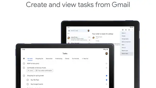 Google Tasks screenshot