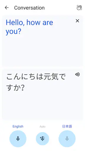 Google Traduction screenshot