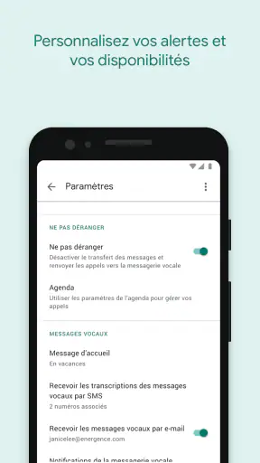 Google Voice screenshot