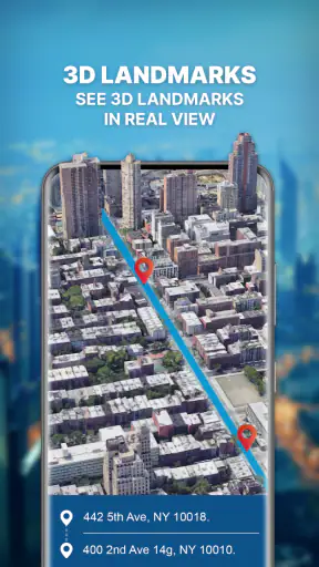 GPS Maps Navigation: GPS route screenshot