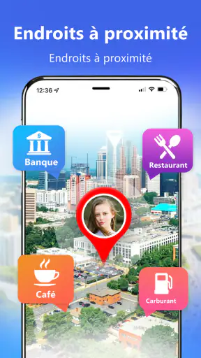 GPS navigation, Vivre Terre screenshot