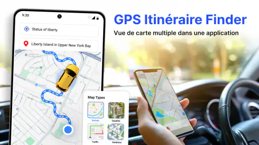 GPS navigation, Vivre Terre screenshot