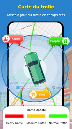 GPS Satellite Carte Navigation screenshot