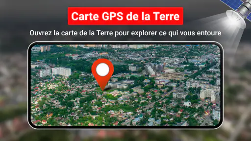GPS Terre Carte La navigation screenshot