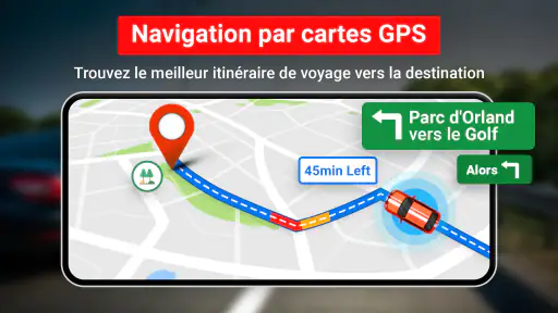 GPS Terre Carte La navigation screenshot
