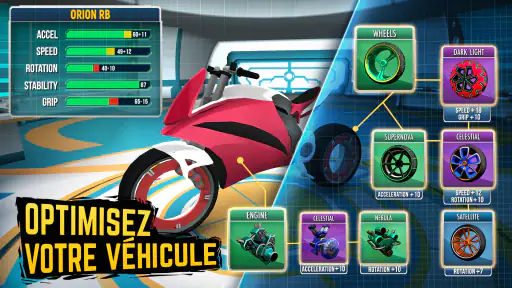 Gravity Rider: Space Bike Race screenshot