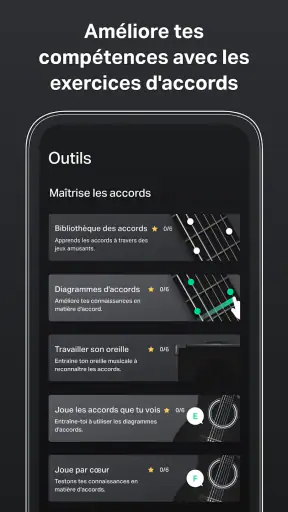 GuitarTuna: Accordeur, Accords screenshot